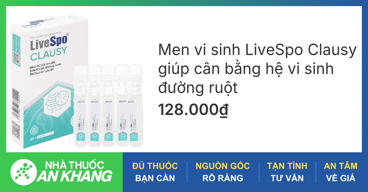 Livespo Clausy cách sử dụng cho trẻ em dưới 2 tuổi ra sao?
