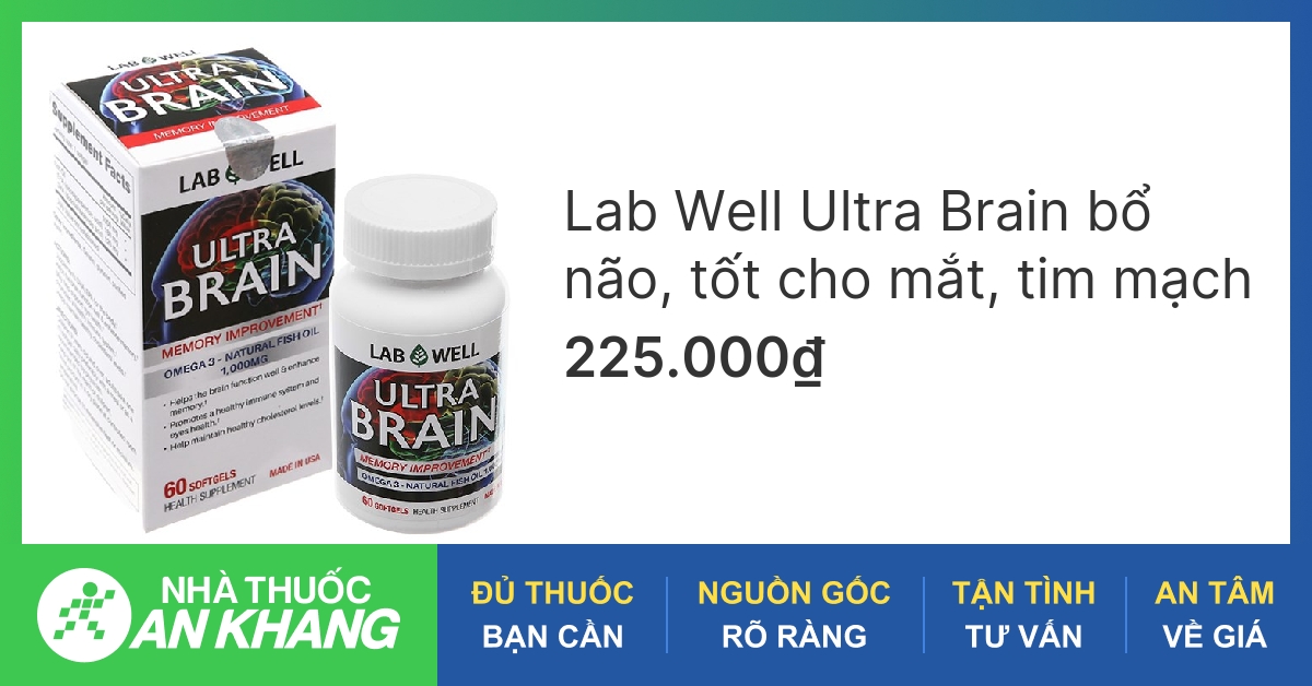 Thuốc bổ não Ultra Brain có công dụng gì?