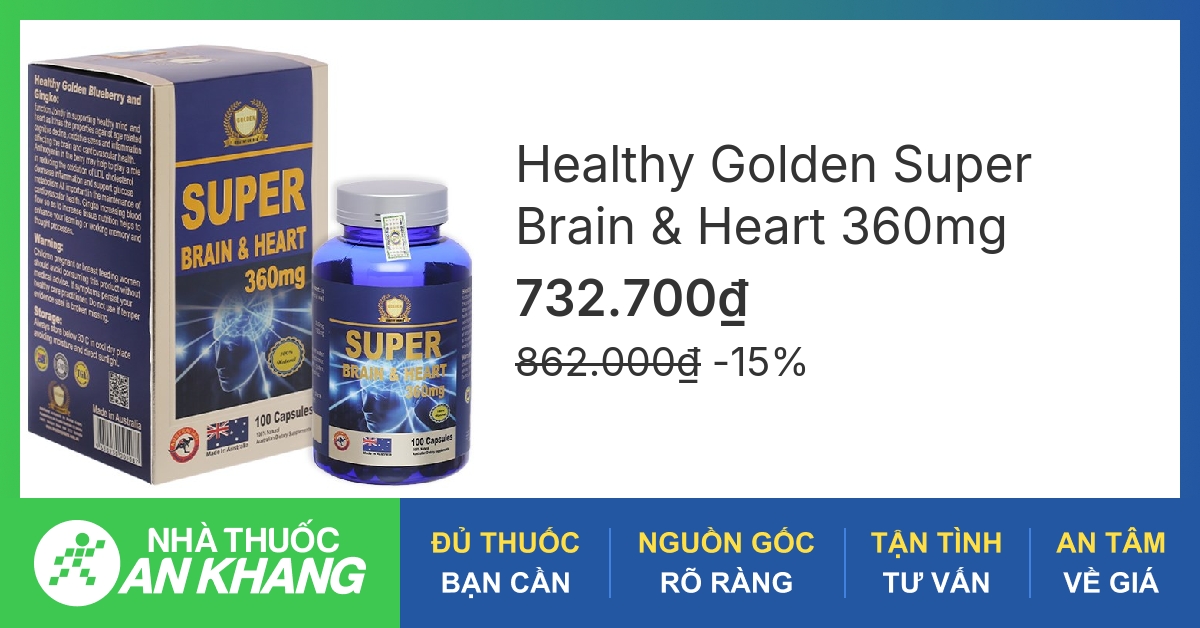 Công dụng và tác dụng phụ của thuốc bổ não superbrain hiệu quả và an toàn