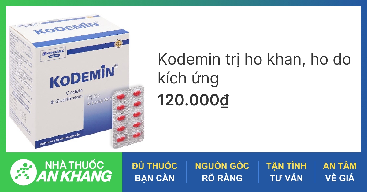 Thuốc Kodemin có cơ chế tác dụng như thế nào?