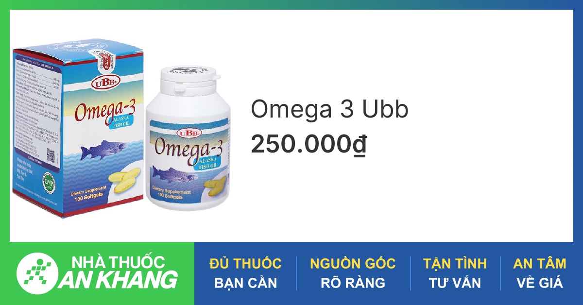 Thuốc Omega 3 UBB có công dụng gì?