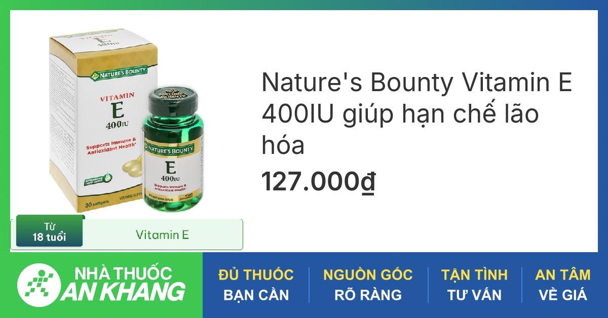 Thuốc vitamin E 400 IU có thể gây ra tác dụng phụ như buồn nôn, tiêu chảy, hoặc phản ứng dị ứng. 
