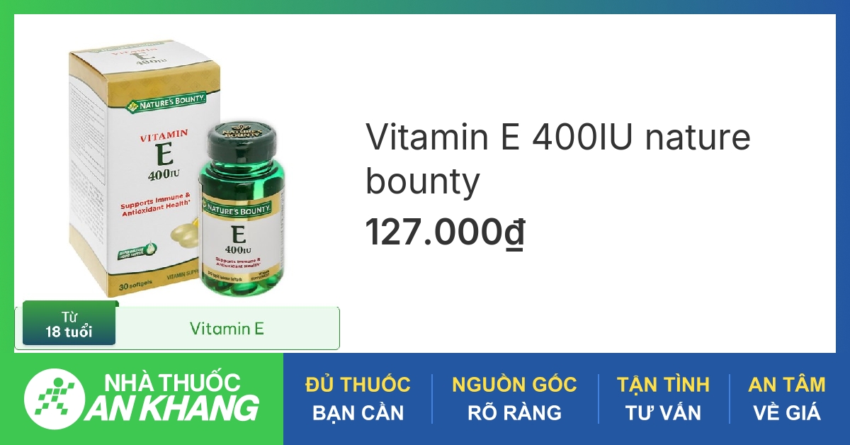 Có cần lo ngại về tác dụng phụ khi dùng Vitamin E 400IU trong thời gian dài?
