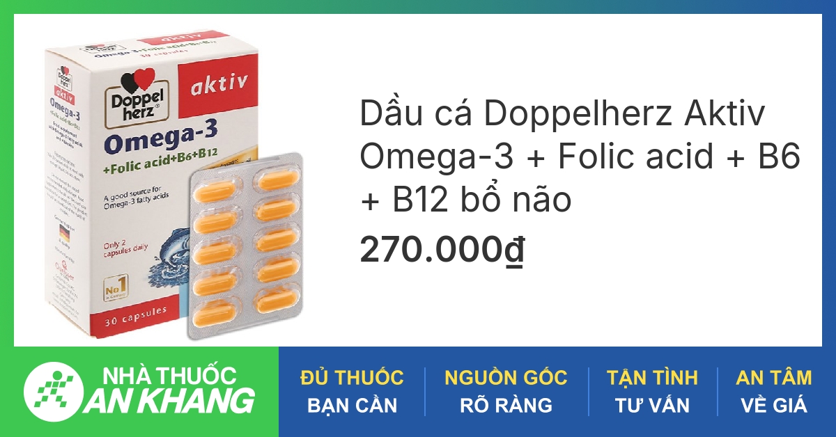 Thuốc Doppelherz Aktiv Omega 3 có công dụng gì và tác dụng như thế nào?