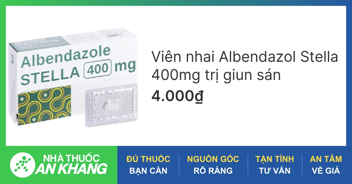 Thuốc albendazol thương hiệu nào được bán tại Việt Nam?

