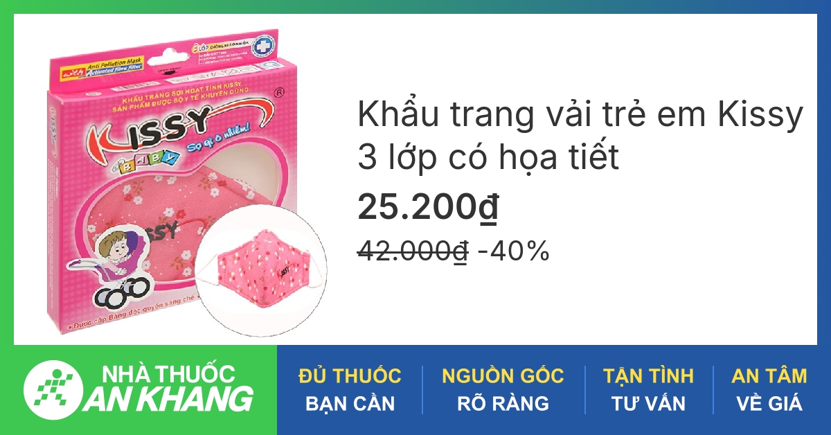 Khẩu trang Kissy for Kids có hạn chế được tác động của khói, bụi, và khí ô nhiễm không?
