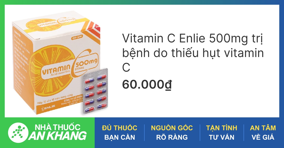 Thuốc Vitamin C 500mg dùng để điều trị những bệnh gì?
