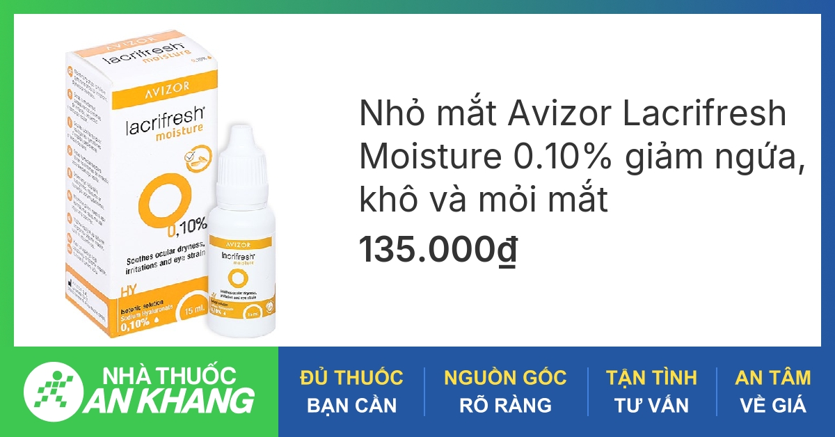 Avizor Lacrifresh Moisture được sử dụng để làm gì?
