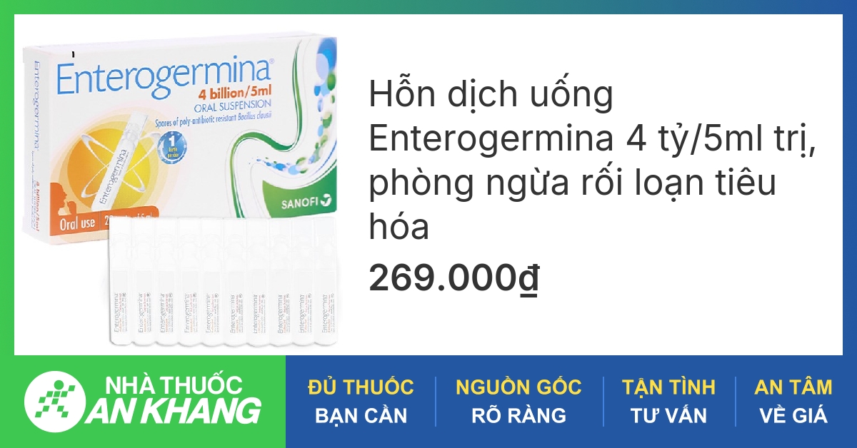 Thành phần và công dụng của thuốc enterogermina 4 tỷ lợi khuẩn cho sức khỏe