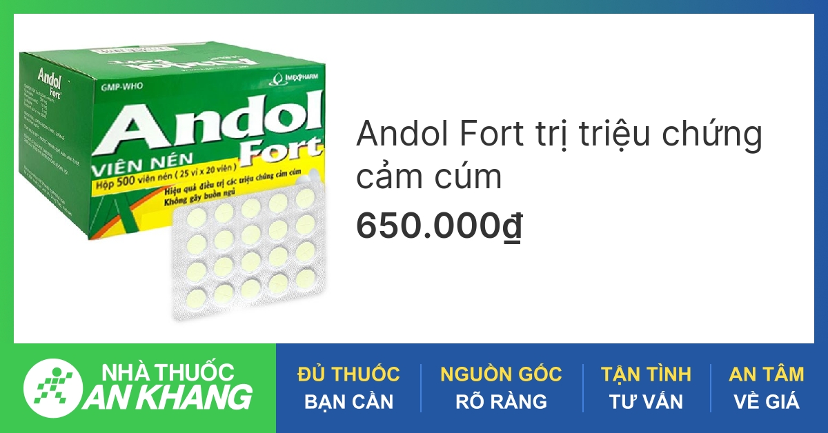 Công ty nào sản xuất thuốc Andol S?
