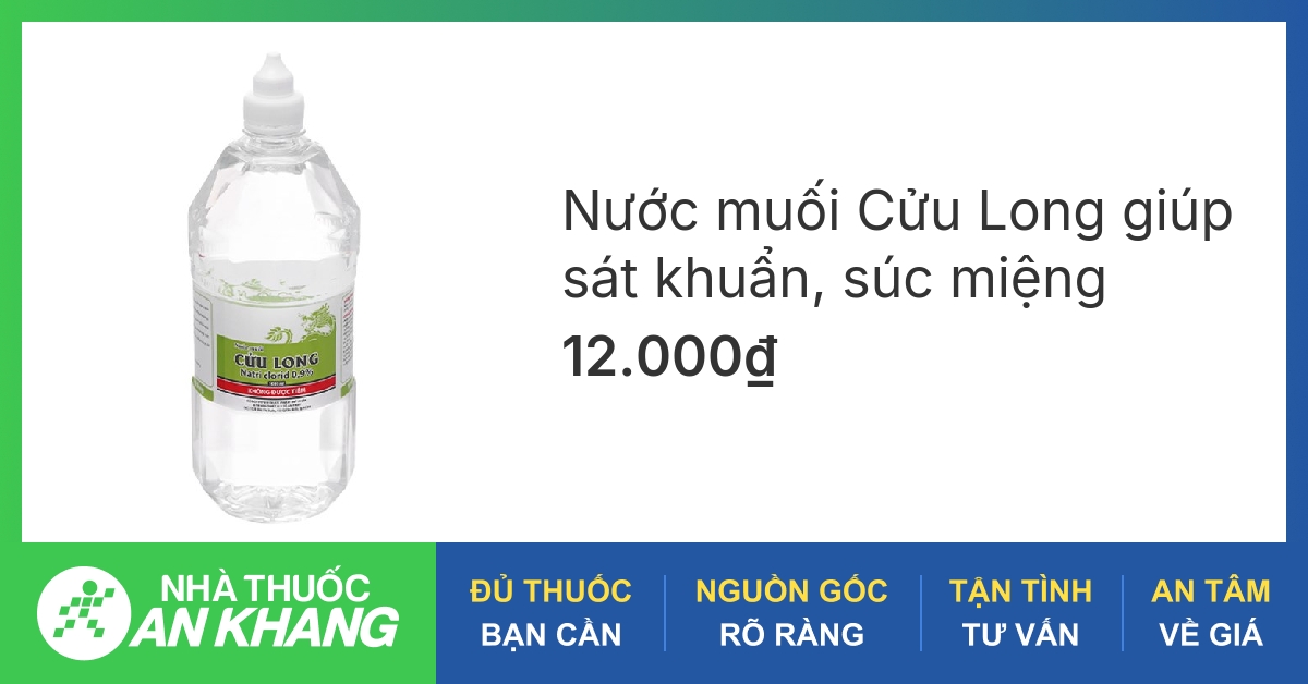 Tại sao nước muối sinh lý được gọi là nước muối sinh lý?
