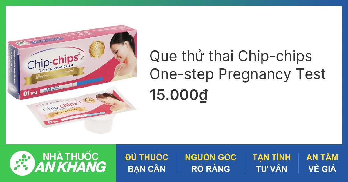Bao nhiêu ngày sau giao hợp có thể sử dụng que thử thai Chip Chip?
