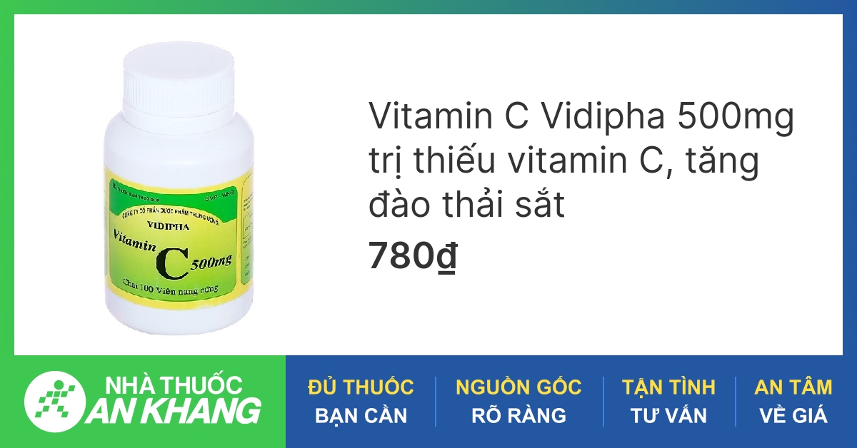 Liều lượng khuyến nghị của Vitamin C 500mg viên nang là bao nhiêu?
