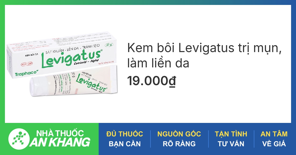 Đánh giá về levigatus có trị thâm mụn không hiệu quả và an toàn