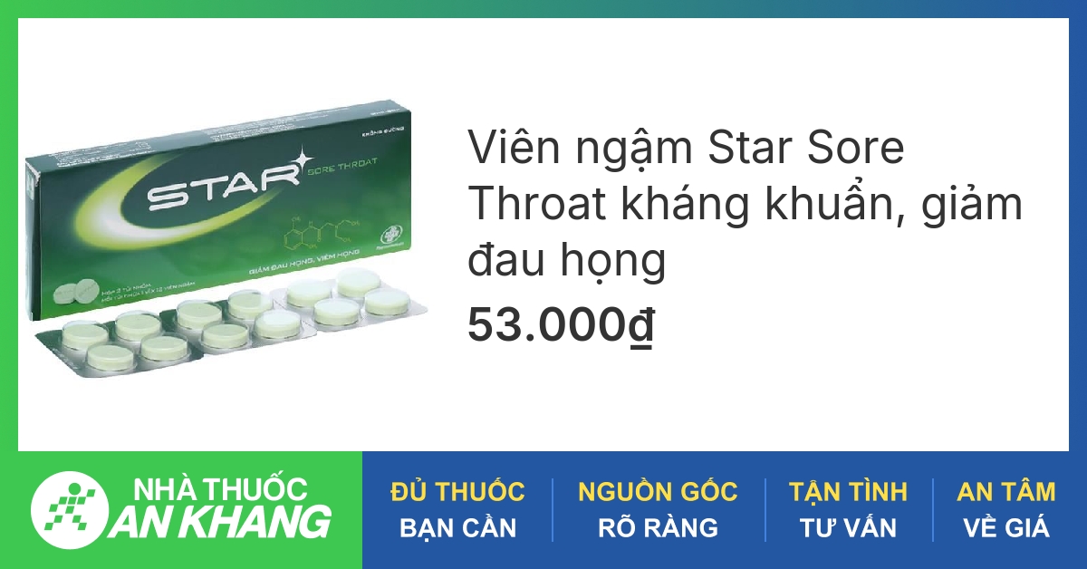 Tìm hiểu về công dụng và thành phần của thuốc ho Star?