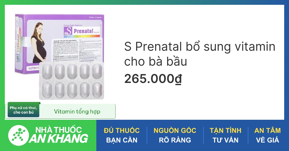 Thành phần và công dụng của thuốc sắt Bio S Prenatal là gì?