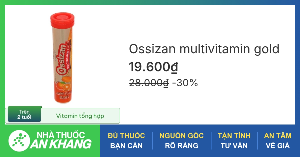 Multivitamin Gold có tác dụng gì?