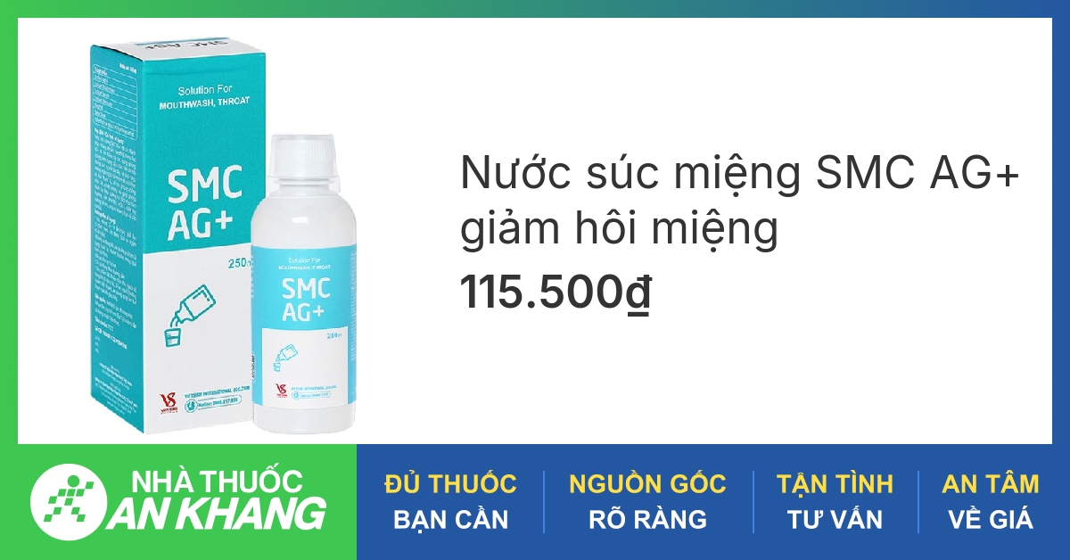 Nước súc miệng SMC có hiệu quả trong việc ngăn ngừa vi khuẩn và trị mùi hôi miệng không?