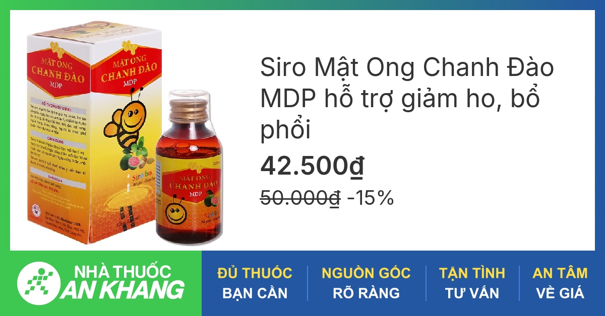 Siro Mật Ong Chanh Đào có hiệu quả trong việc giảm ho và bổ phổi không?