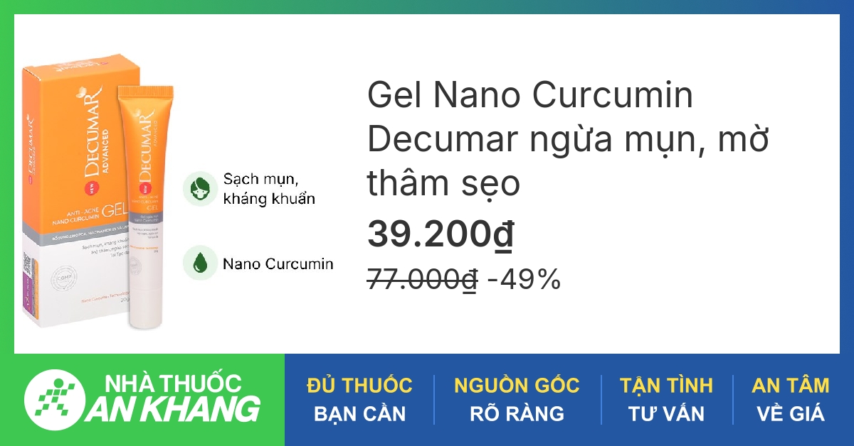 Công dụng và cách sử dụng thuốc trị thâm mụn decumar hiệu quả