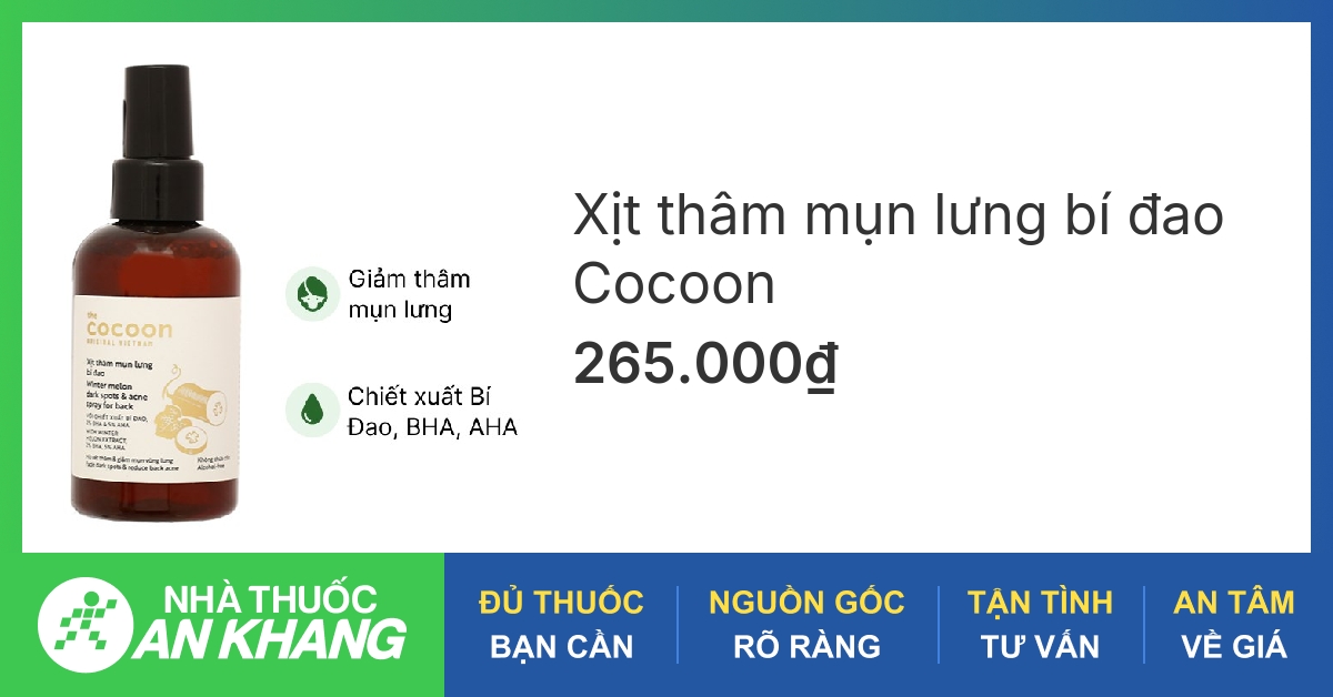 Có những sản phẩm trị thâm mụn lưng nào hiệu quả?
