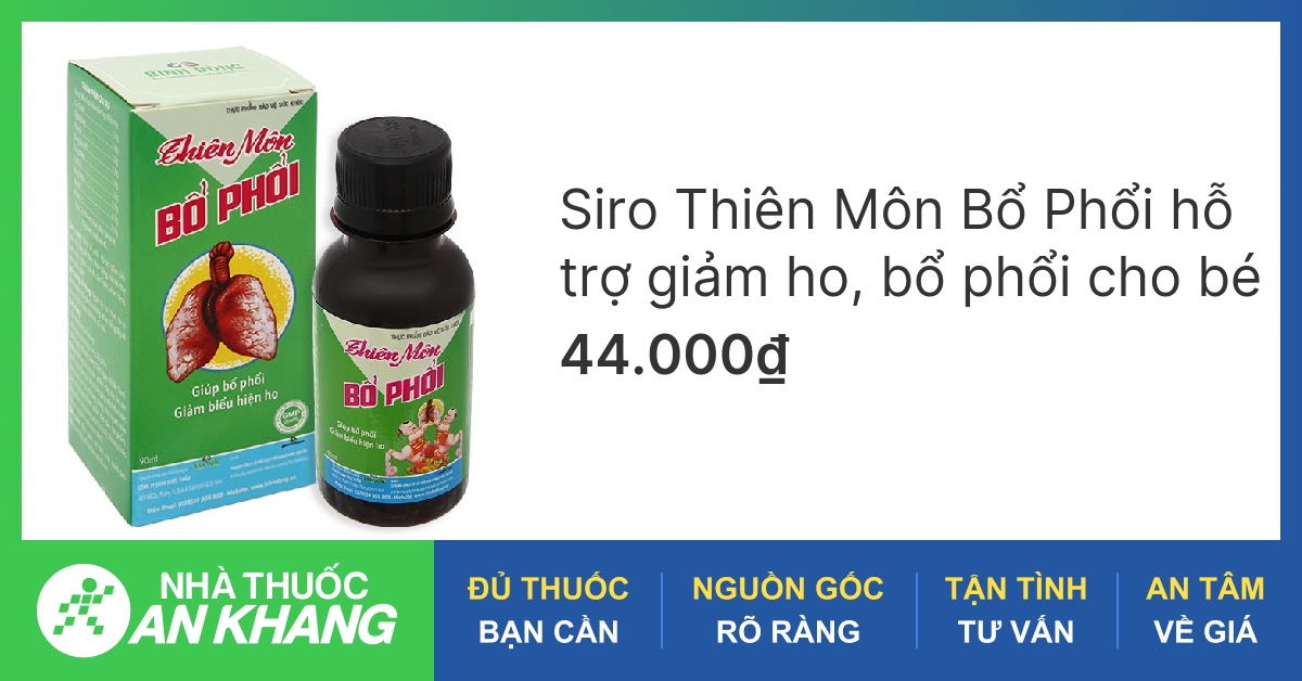 What are the benefits of Thiên Môn Bổ Phổi for children?