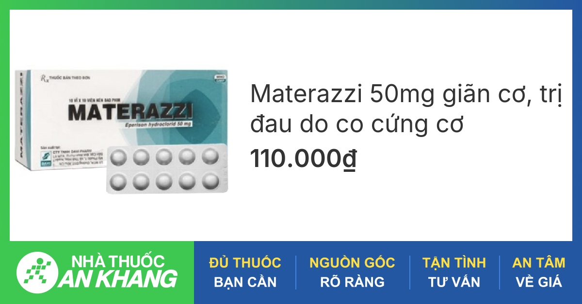 Thuốc Materazzi 50mg hộp 100 viên-Nhà thuốc An Khang