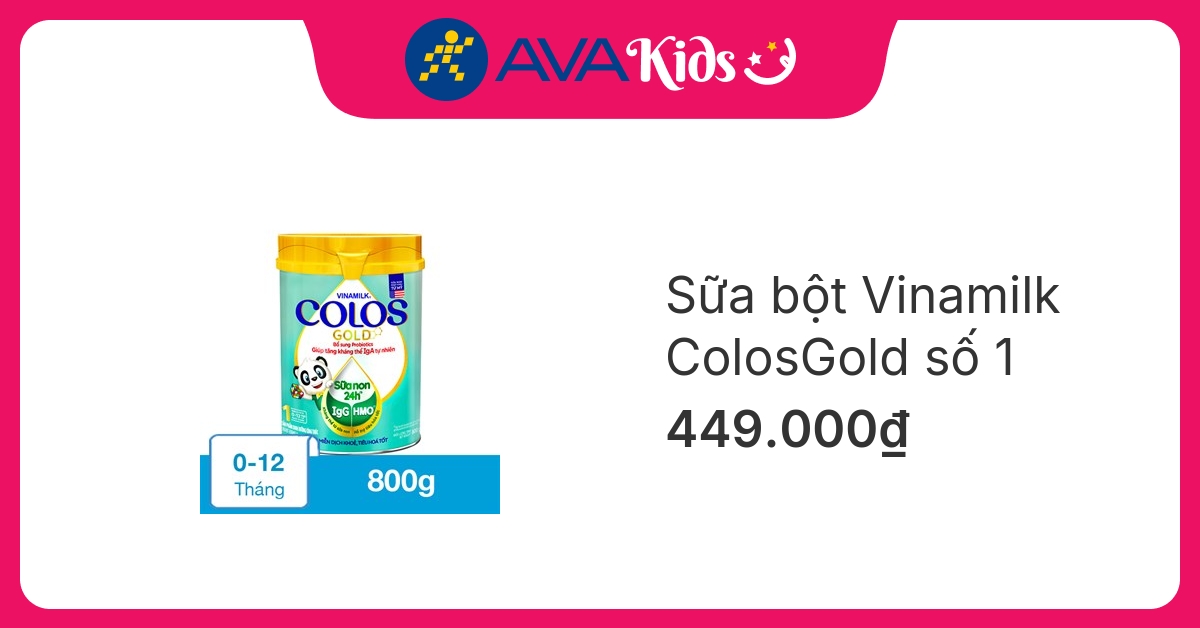 Sữa bột Vinamilk Optimum Gold số 1 400g (0 – 6 tháng) hover