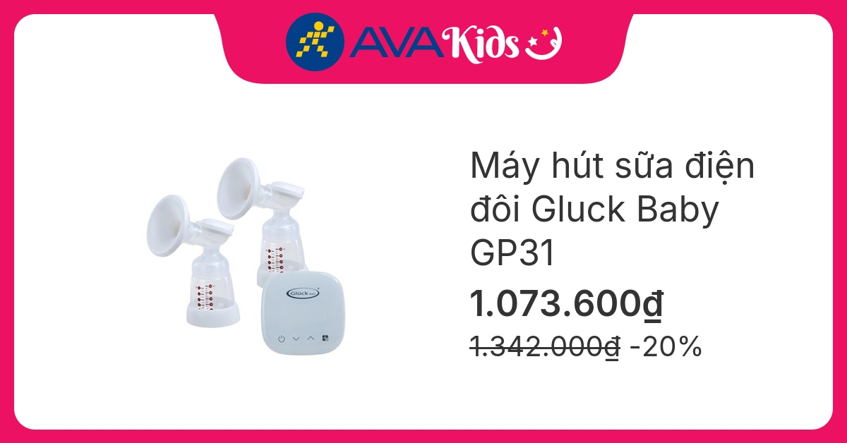 Máy hút sữa điện đôi Gluck Baby GP31
