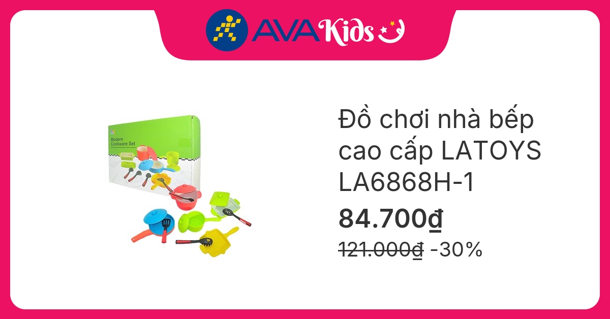 Đồ chơi nhà bếp cao cấp LATOYS LA6868H-1 (13 chi tiết)