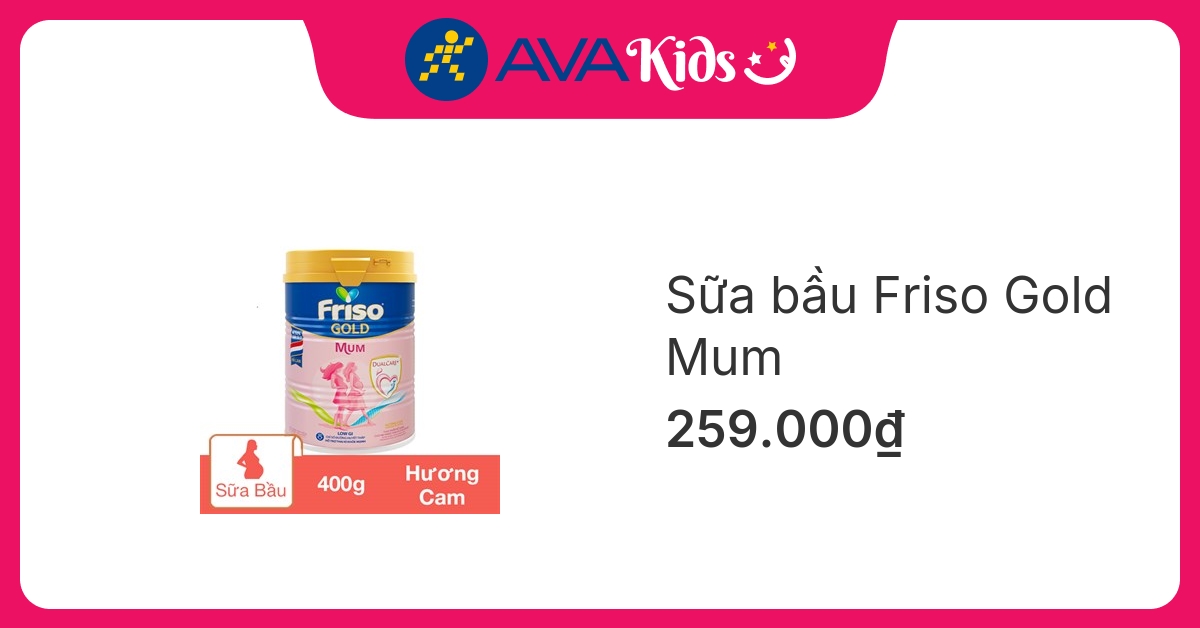 Sữa bầu Friso Gold Mum hương cam 400g