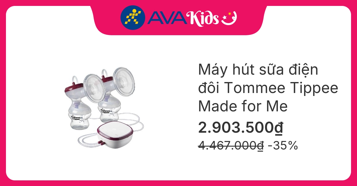 Máy hút sữa điện đôi Tommee Tippee Made for Me