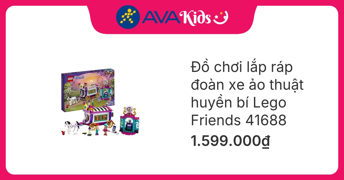 Đồ chơi lắp ráp đoàn xe ảo thuật huyền bí Lego Friends 41688 (348 chi tiết) hover