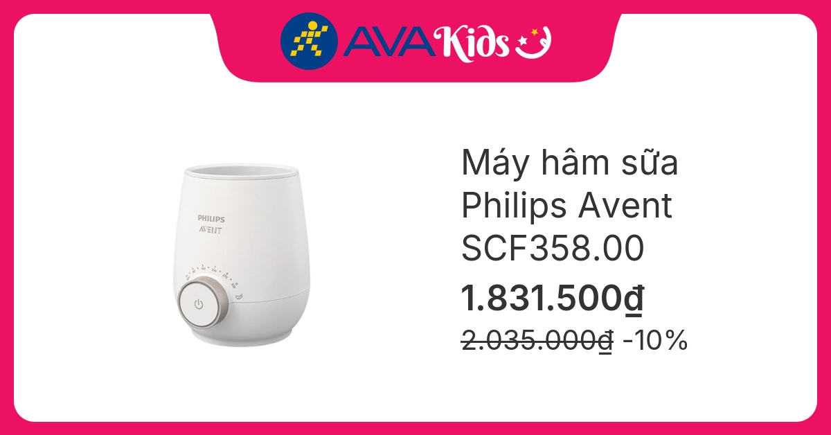 Máy hâm sữa Philips Avent SCF358.00