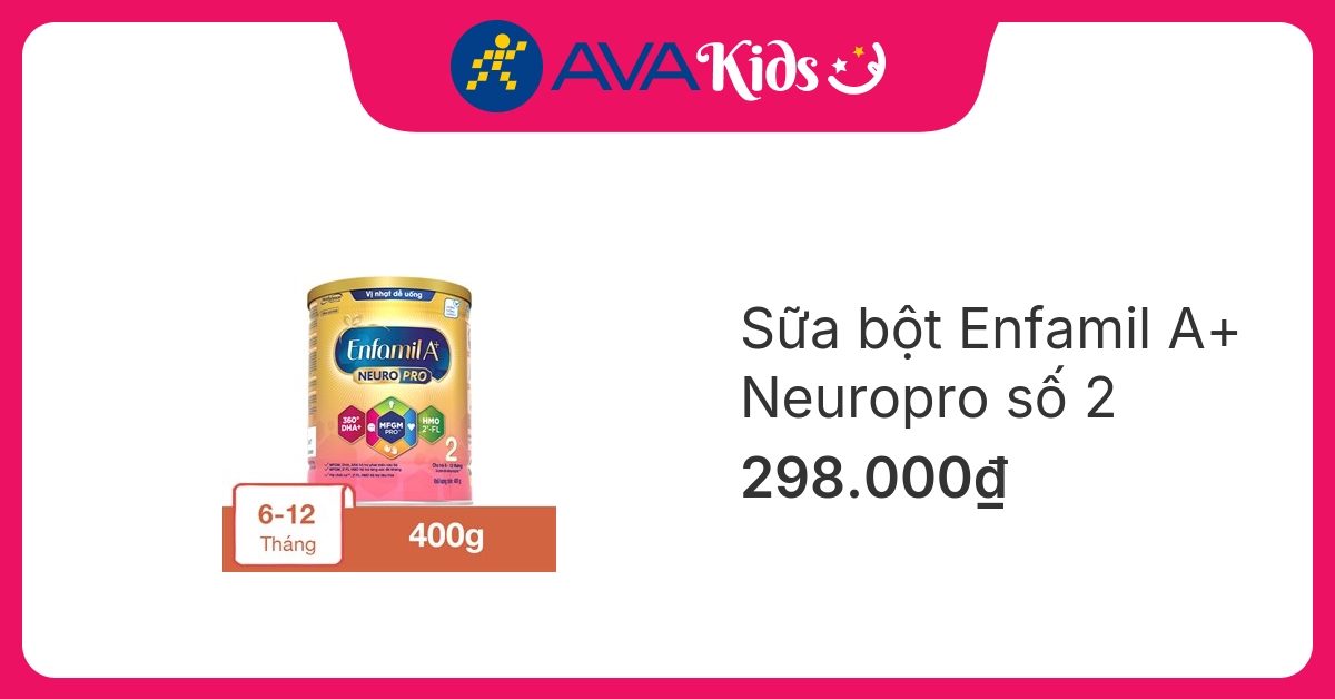 Sữa bột Enfamil A2 Neuropro Infant Formula số 1 350g (0 – 6 tháng) hover