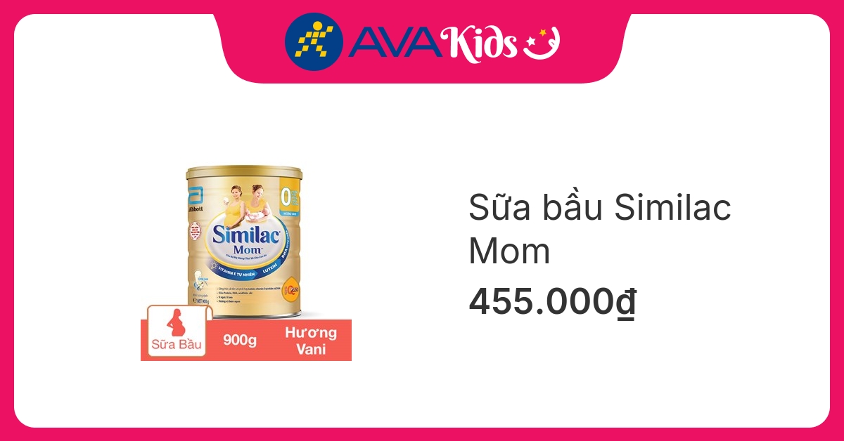 Sữa bầu Similac Mom hương vani 900g