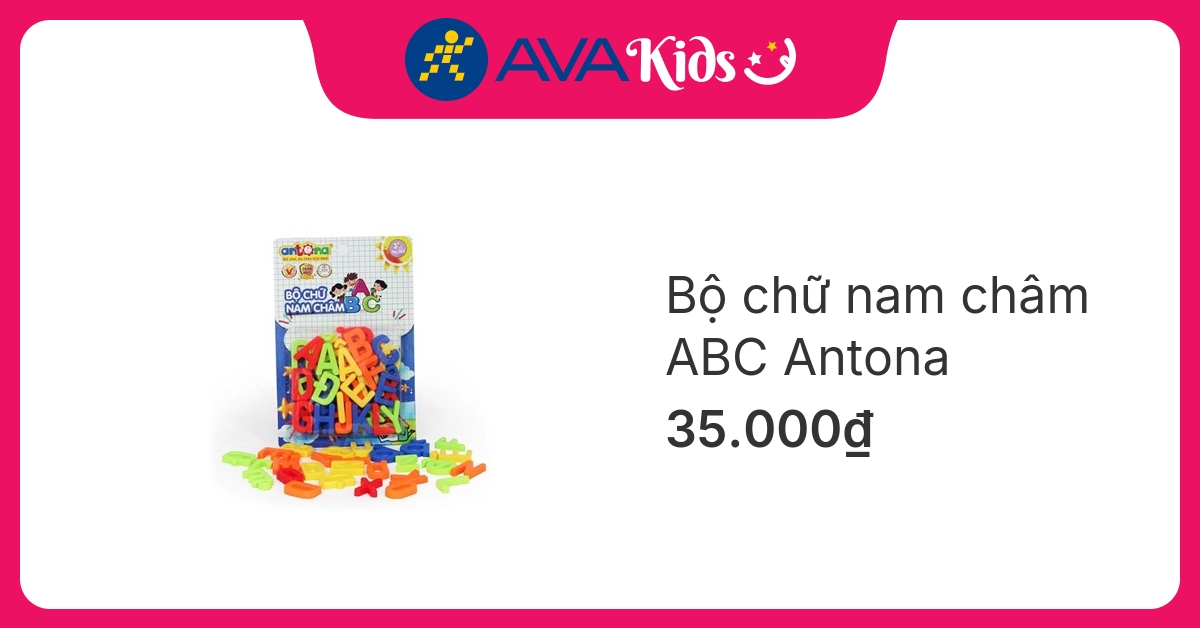 Bộ chữ nam châm ABC Antona hover