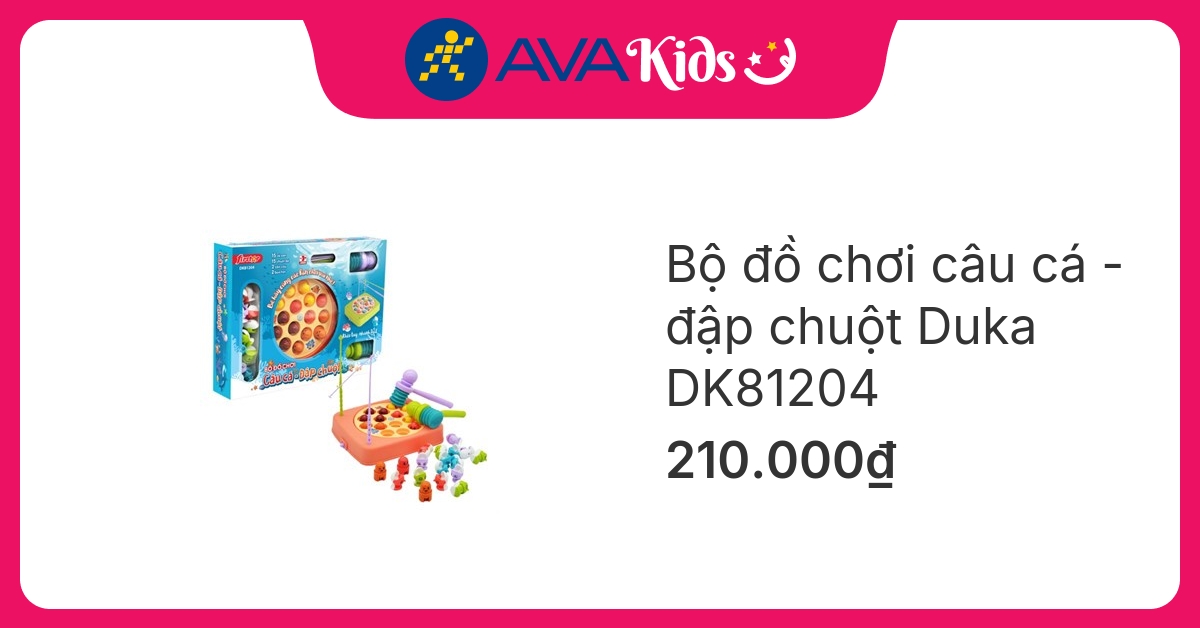 Bộ đồ chơi câu cá - đập chuột Duka DK81204