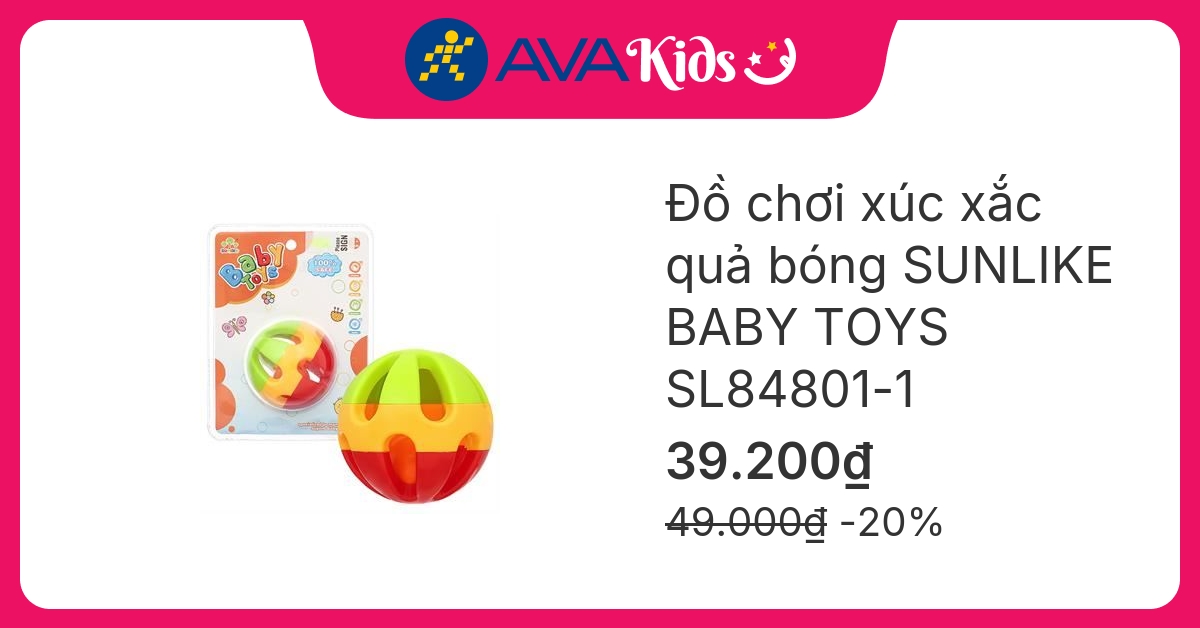 Đồ chơi xúc xắc quả bóng SUNLIKE BABY TOYS SL84801-1