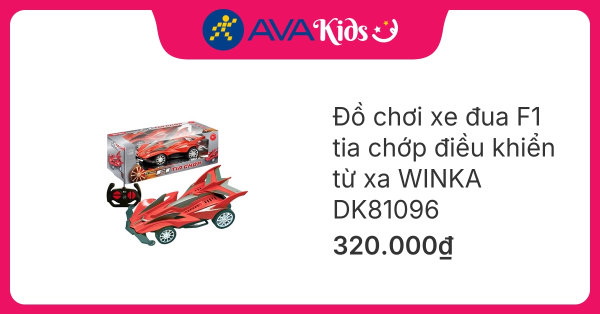 Đồ chơi xe đua F1 tia chớp điều khiển từ xa WINKA DK81096