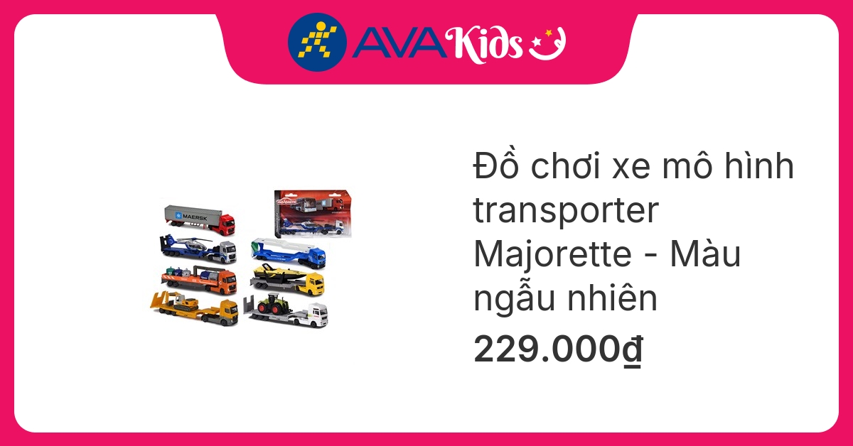 Đồ chơi xe mô hình majorette transporter Simba – Màu ngẫu nhiên hover