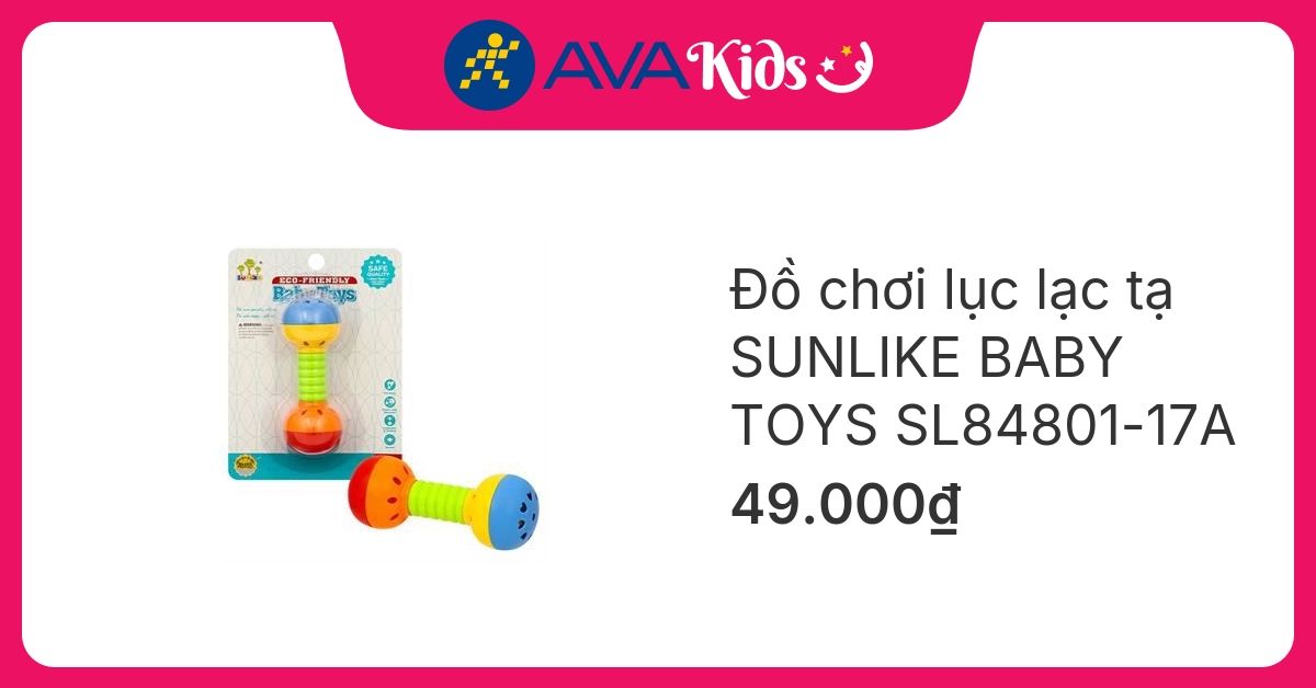 Đồ chơi lục lạc tạ SUNLIKE BABY TOYS SL84801-17A