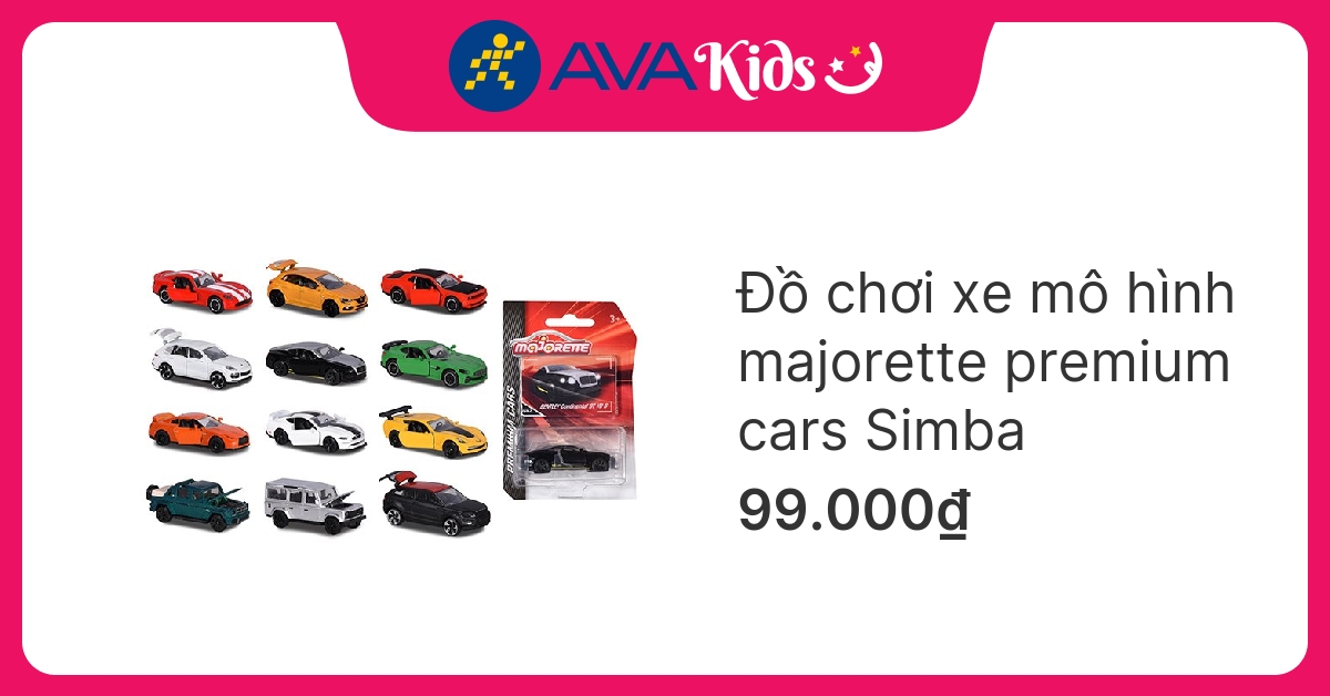 Đồ chơi xe mô hình majorette premium cars Simba – Màu ngẫu nhiên hover