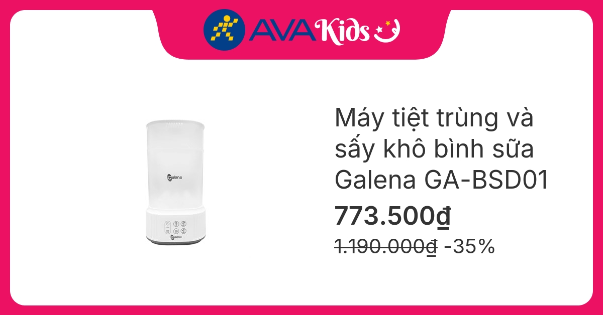 Máy tiệt trùng và sấy khô bình sữa Galena GA-BSD01