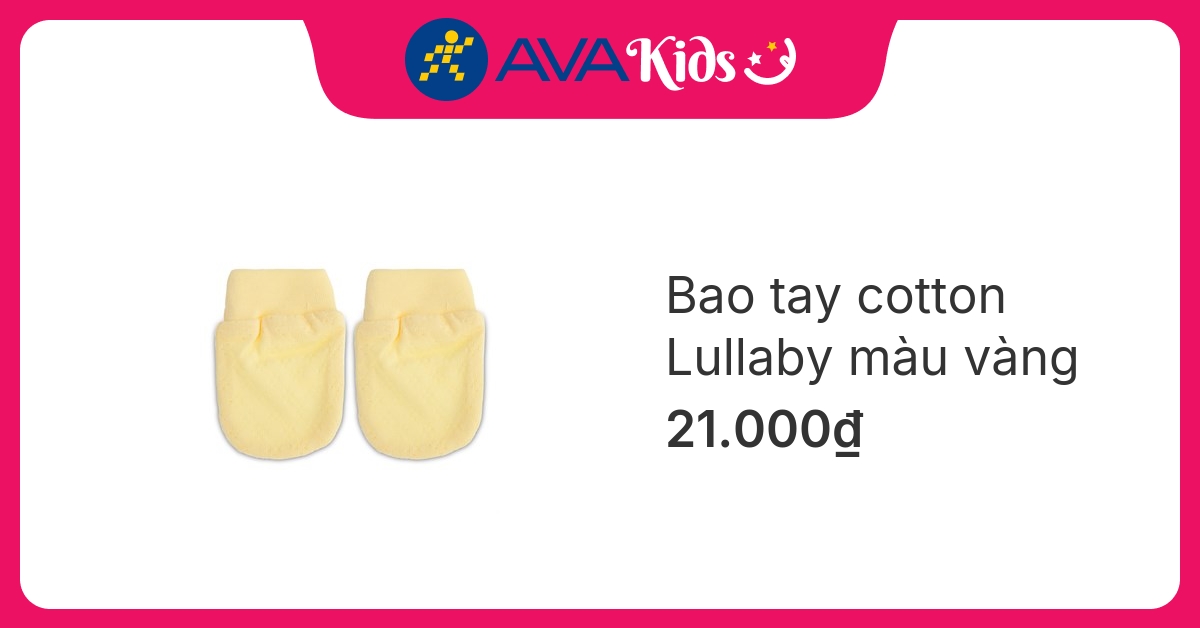 Bao tay có cổ Lullaby màu vàng (0 – 3 tháng) hover