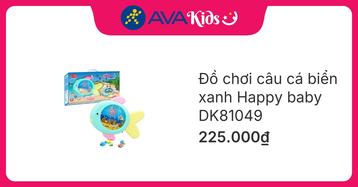 Đồ chơi câu cá biển xanh Happy baby DK81049 (36 chi tiết)