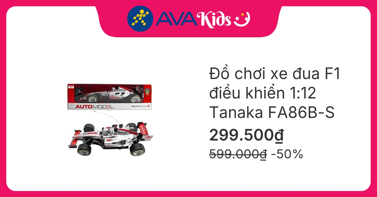 Đồ chơi xe đua F1 điều khiển 1:12 Tanaka FA86B-S