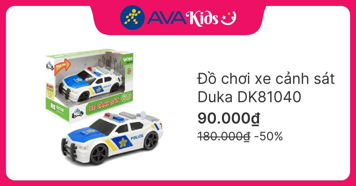 Đồ chơi xe cảnh sát Duka DK81040 hover