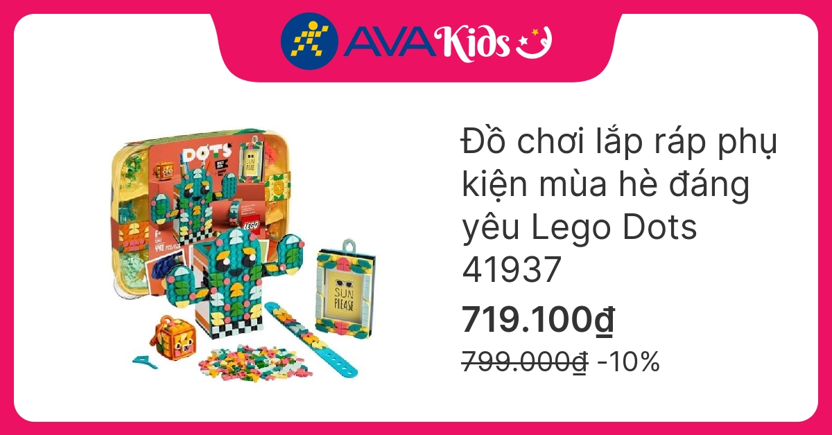 Đồ chơi lắp ráp phụ kiện mùa hè đáng yêu Lego Dots 41937 (441 chi tiết) hover