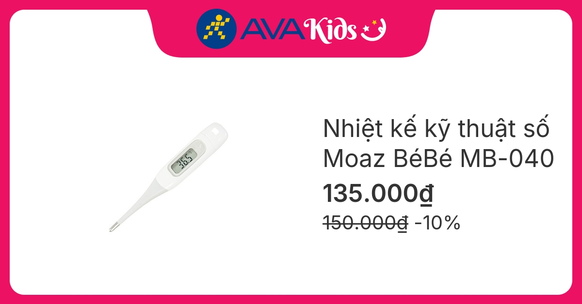 Nhiệt kế kỹ thuật số Moaz BéBé MB-040